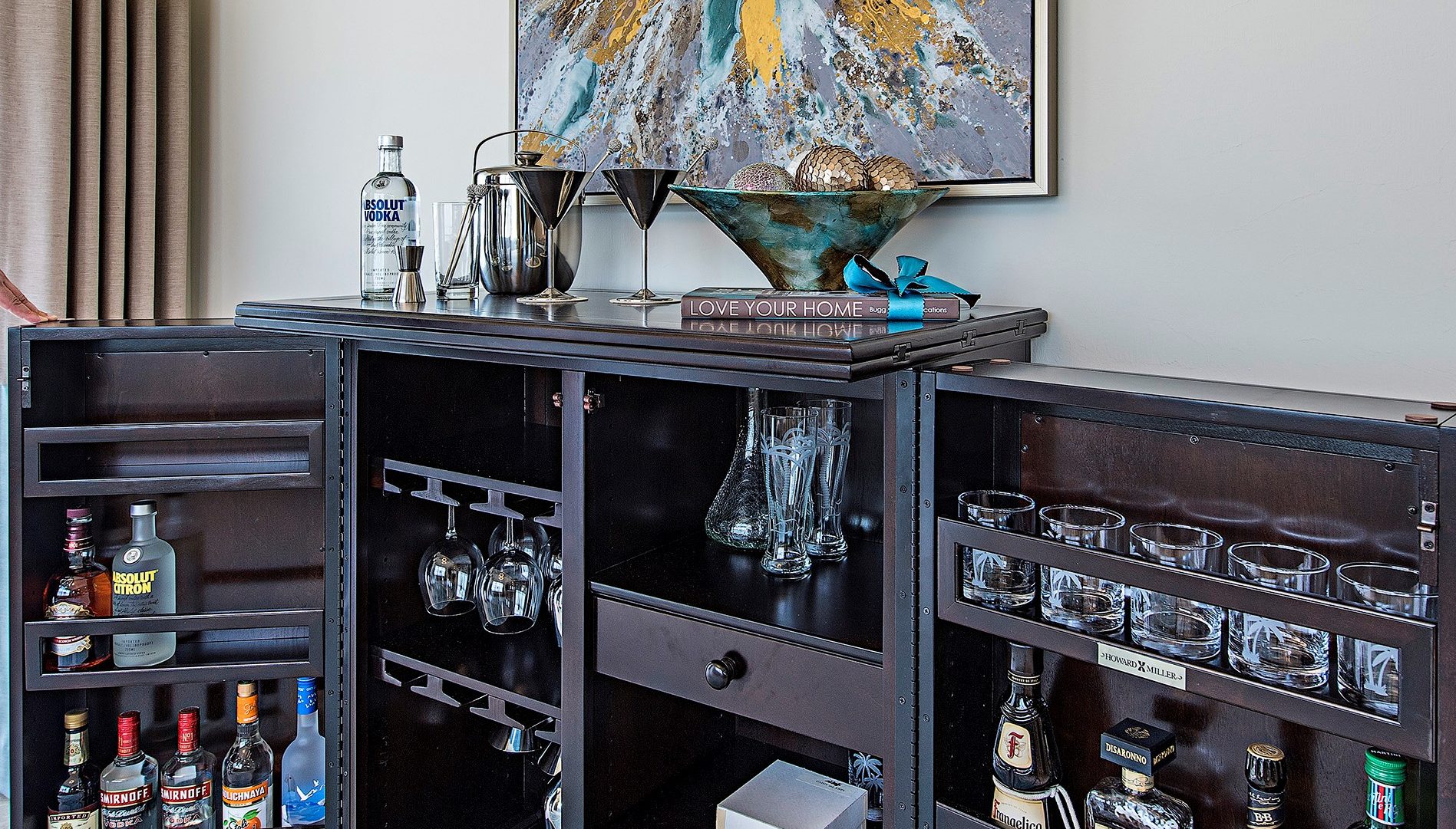 Creating a convenient bar cart for the game